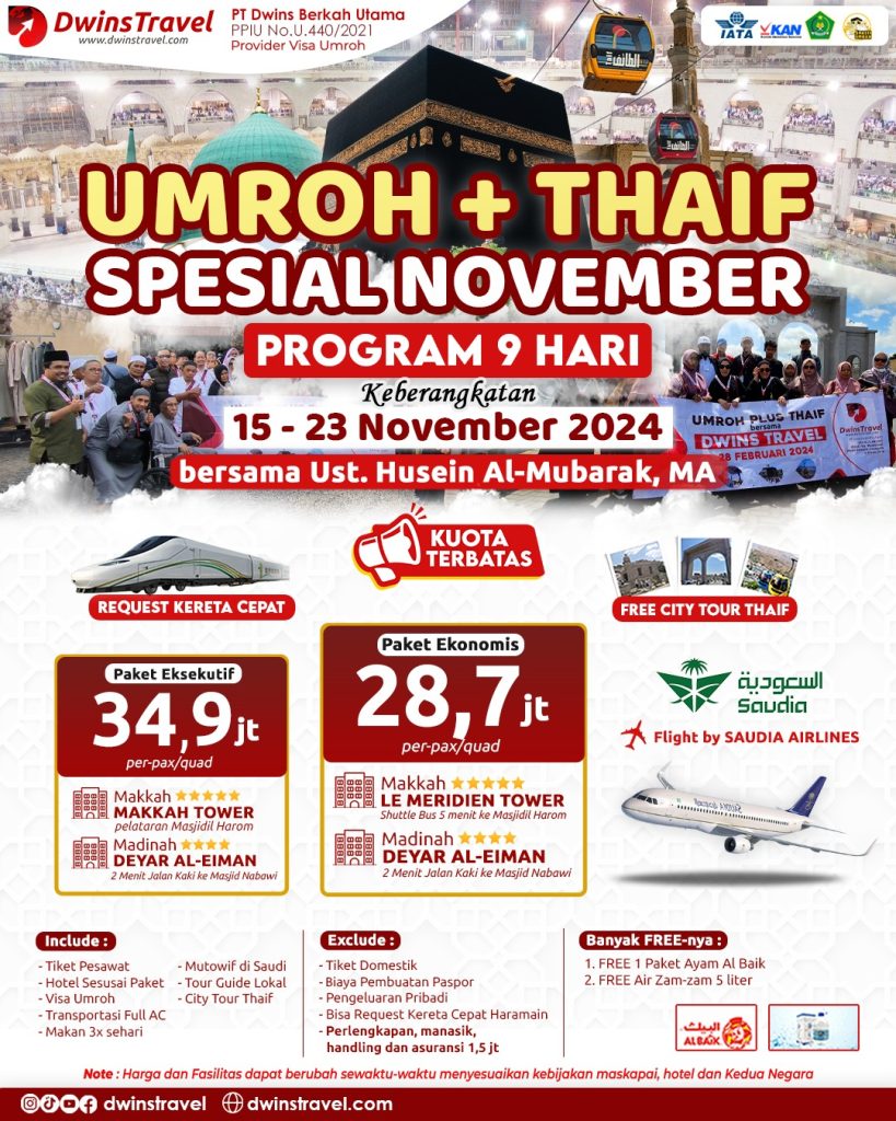 Umroh Plus Toif November 2024